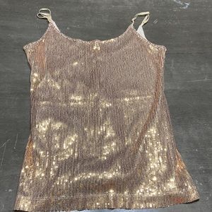 Sequined Tank Top